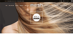 Desktop Screenshot of meshhairspa.com